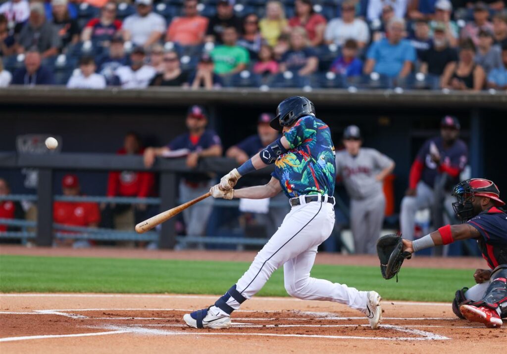 Nick Solak / Outfielder  hits two run home run against Louisville - Photo by Jonathan Aguilar